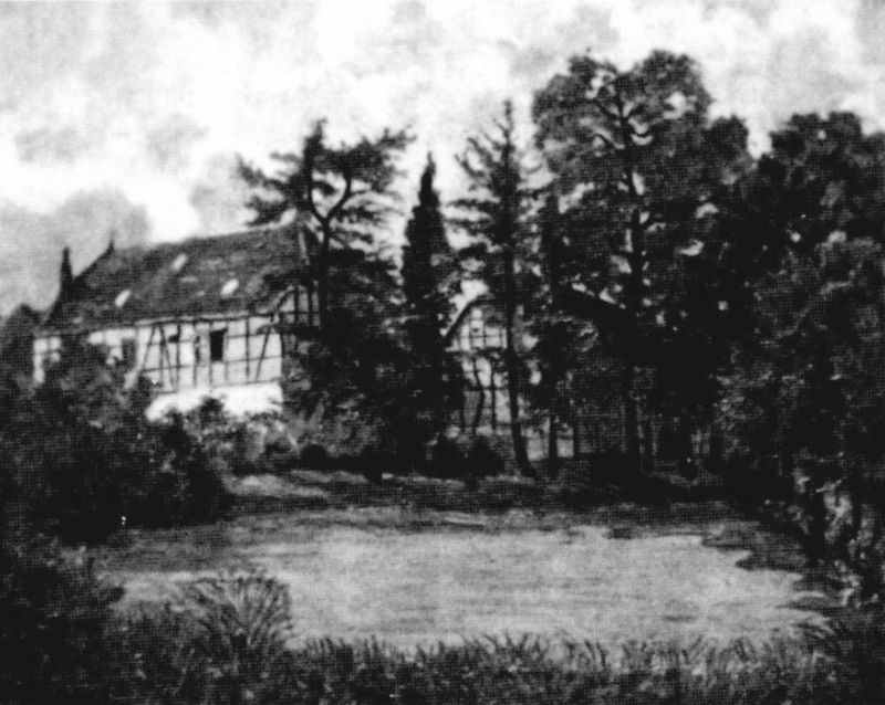 Der Burghof von Oberholtorf